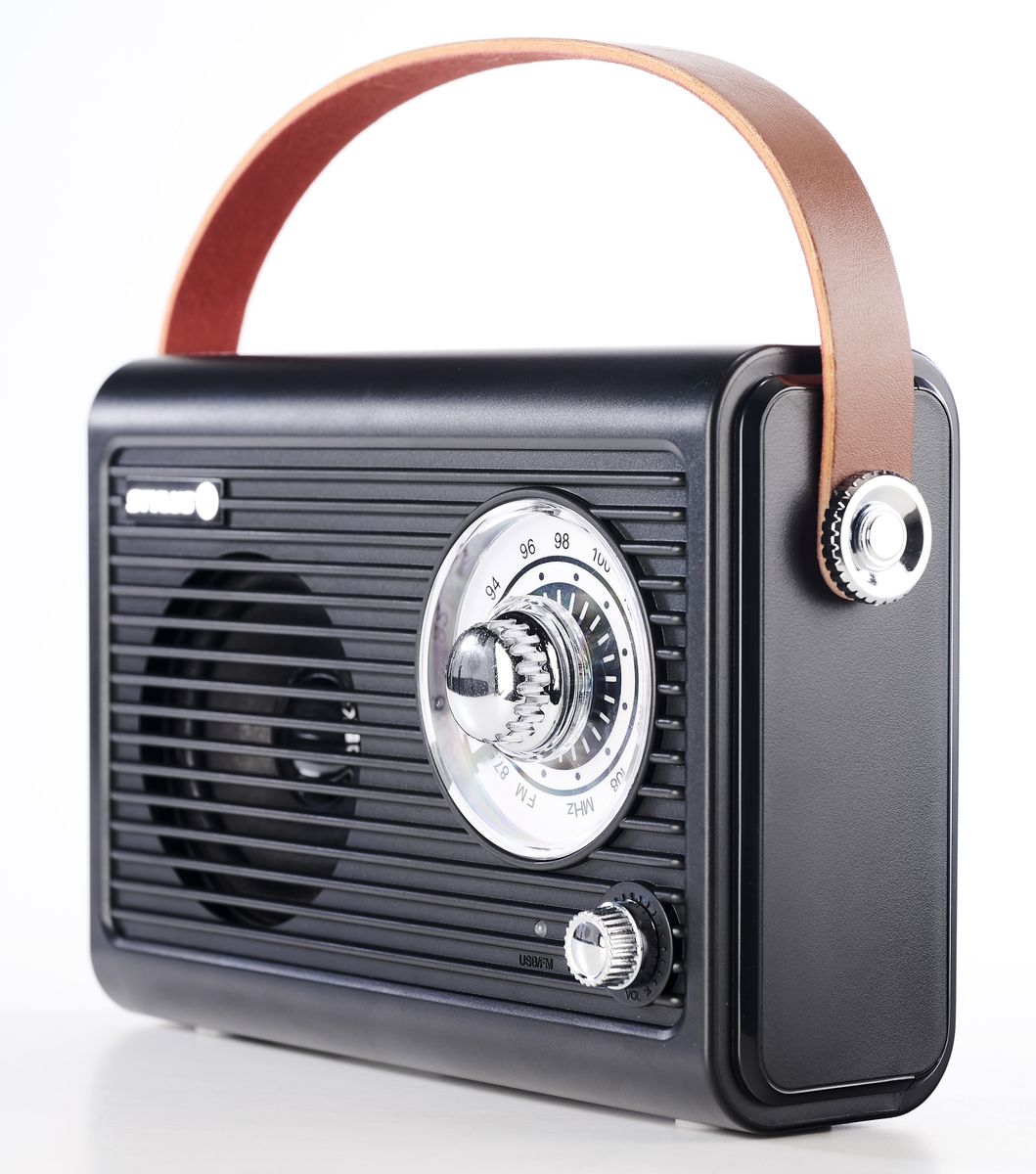 Stylus AV Retro 100W Bluetooth Speaker with FM Radio & USB Playback